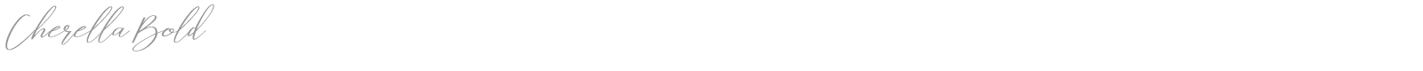 Cherella font preview